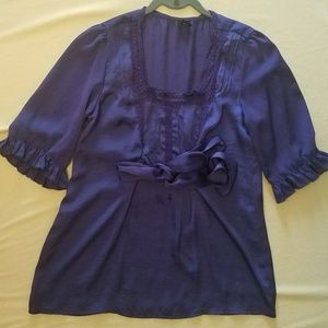 Dark purple blouse